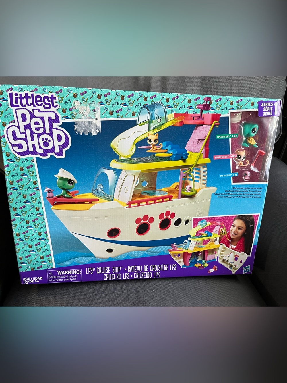 **RARE Sealed Littlest Pet Shop Cruise Ship set | Hasbro Series 1 Retired BNIB
